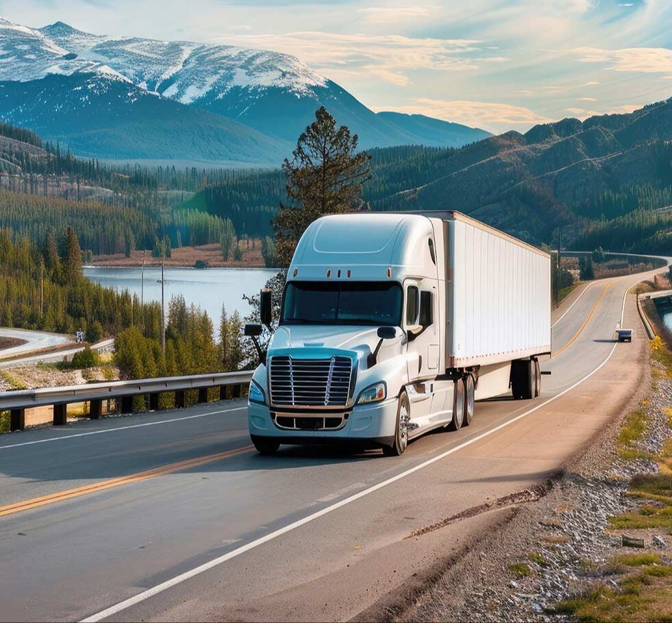 Large-semi-truck-on-the-road